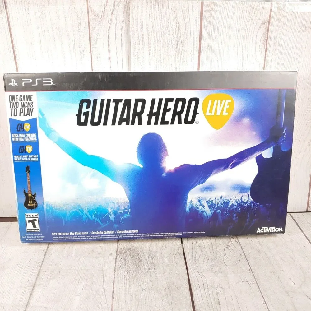 SEALED - Guitar Hero Live Bundle (Sony PlayStation 3 PS3, 2015) - BRAND NEW